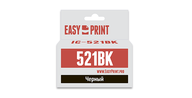 Картридж EasyPrint Canon CLI-521Bk (Черный)