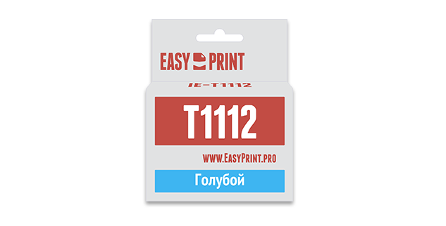 Картридж EasyPrint Epson C13T0812/T1112 (Голубой)