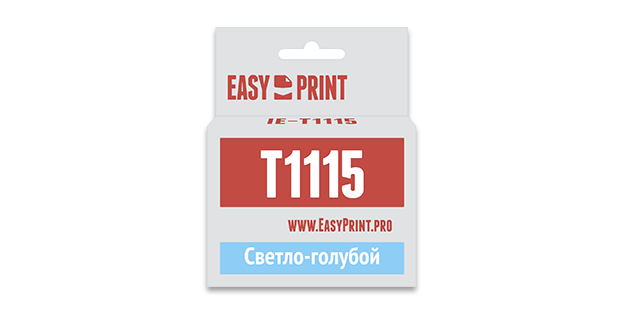 Картридж EasyPrint Epson C13T0815/T1115 (Светло-голубой)