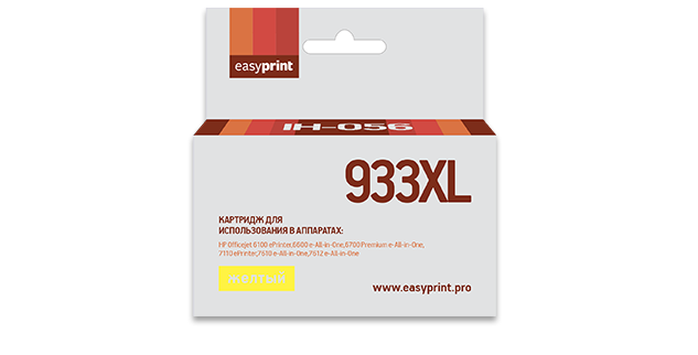 Картридж EasyPrint HP CN056AE №933XL (Желтый)