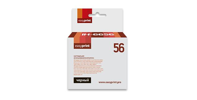 Картридж EasyPrint HP C6656AE №56 (Черный)