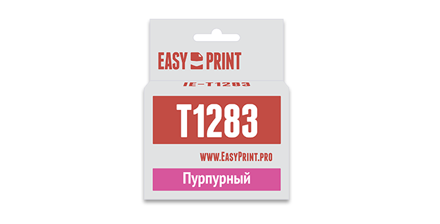 Картридж EasyPrint Epson C13T1283 для Epson Stylus S22/SX125/SX130/SX230/SX420W/Office BX305, пурпурный